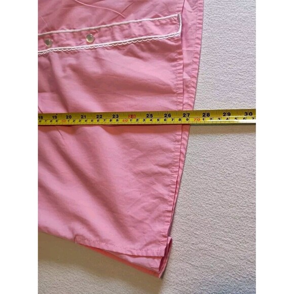 Vtg Bob Mackie Pink Embroidered Floral Western Blouse Shirt Size Medium - Picture 11 of 13